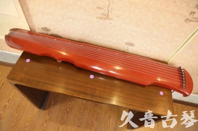 西双版纳傣族自治州●久音古琴  ●典藏系列  20230608[红洒金伏羲]